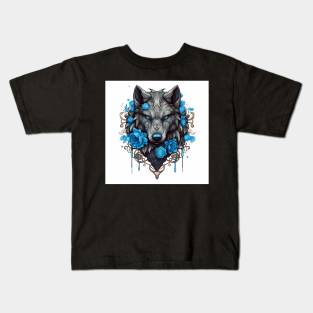 Wolfdog Tattoo Kids T-Shirt